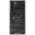NFL Buffalo Bills Black & White Galaxy S24 FE Clear Case